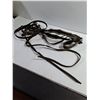 Image 12 : Vintage Western Parade Saddle in Black & Red Leather w/,Bridle & Breat Collar Pickup Only
