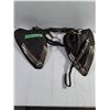 Image 8 : Vintage Western Parade Saddle in Black & Red Leather w/,Bridle & Breat Collar Pickup Only