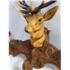 Image 4 : Vintage Faux-wood Molded Plastic Deer Head Coat and Hat Rack