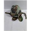 Image 3 : Military helmet with Woodland Camouflage Fabric Cover