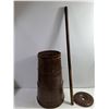 Image 7 : Antique Dasher Style Butter Churn-missing agitator piece