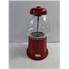 Image 5 : Vintage Carousel Gumball Machine-Red Metal Base and Clear Glass Globe