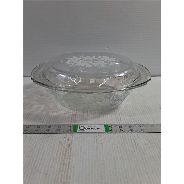Princess House Fantasia Casserole Dish&Oval Lid 3 Quart