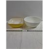 Image 1 : (2) Vintage Pyrex Bowls-some wear