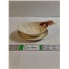 Image 1 : Vintage Carlton Ware Ceramic Gravy Boat/Sauce Dish with underplate