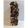Image 7 : Hand Carved Two-Toned Woden Tribal Mask-Mayan or Aztec Warrior Art