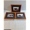 Image 1 : (3) Framed Prints by Jerry Doell Featuring Historical Prairie Scenes-11.5x9.5"