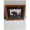 Image 5 : (3) Framed Prints by Jerry Doell Featuring Historical Prairie Scenes-11.5x9.5"
