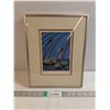 Image 1 : Framed Print "The Twilight Arc-Arctic Loons" by Rick Beaver 10"x13"