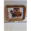 Image 1 : Vintage 1958 Coca Cola "Picnic Cart" Metal Serving Tray