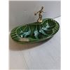 Image 2 : Vintage Green Ceramic Bowling Trophy Ashtray
