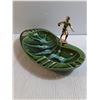 Image 4 : Vintage Green Ceramic Bowling Trophy Ashtray