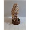 Image 5 : Hand Painted Poly-Resin Tawny Owl on Stump Statue