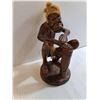Image 2 : Hand Carved Wooden Primitive Tribal Figurine
