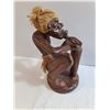 Image 5 : Hand Carved Wooden Primitive Tribal Figurine