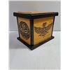 Image 2 : Vintage Wooden Keepsake/Storage Box Featuring Painted Northwest Coast First Nations Design