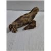 Image 3 : Handmade Inuit Souvenir Figurine Crafted from Real Seal Fur,Seal and Pup