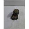 Image 2 : Hand-Carved Soapstone Sculpture of a Bird (chip on beak)