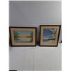 Image 5 : (2) Framed Watercolor Paintings-14"x16" and 18.5"x15"