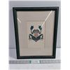 Image 1 : Stylized "Frog" Print or Art Card by Pat Wesley-12.5"x15.5"