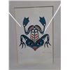 Image 5 : Stylized "Frog" Print or Art Card by Pat Wesley-12.5"x15.5"