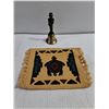 Image 4 : (3) Pkgs. of incense,Ashtray,Paperweight,Bell,Bead work Art,Small Cotton Mat