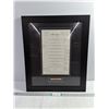 Image 1 : Framed Chef's Tasting Menu from The French Laundry 2004-19"x23"