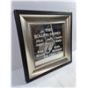 Image 2 : (1) Vintage Framed Rolling Stones Glass Mirror-18"x18"