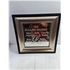 Image 4 : (1) Vintage Framed Rolling Stones Glass Mirror-18"x18"