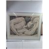 Image 1 : Limited edition Lithograph Untitled (Sleeping Nude)-35.5"x29.5"-small crack as pictured, Pickup Only