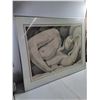 Image 3 : Limited edition Lithograph Untitled (Sleeping Nude)-35.5"x29.5"-small crack as pictured, Pickup Only