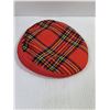 Image 2 : (2) Vintage Red Tartan Plaid Tam or Piccadilly Tam Hat