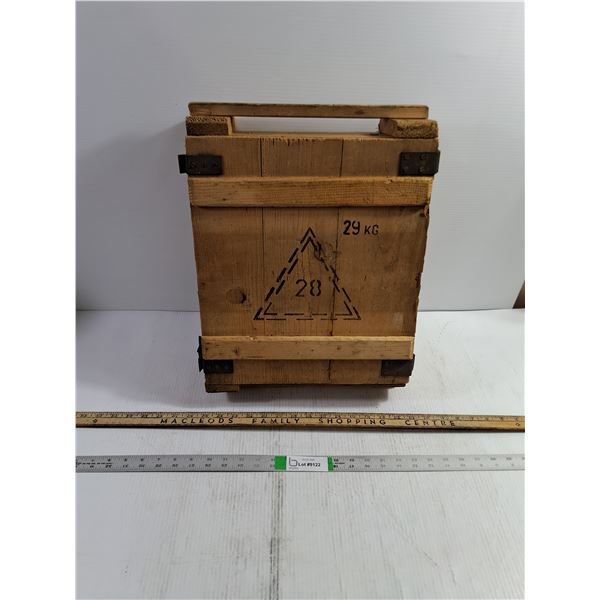 Wooden Military Surplus Ammunition Crate-Romanian-Macleod's Yardstick
