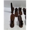 Image 3 : (11) Vintage Cast Iron Cobbler Shoe Molds