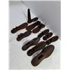 Image 5 : (11) Vintage Cast Iron Cobbler Shoe Molds