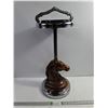 Image 1 : Vintage MCM Horse Head Ashtray Stand, Pickup Only