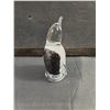 Image 3 : Bianca Blu Hand Blown Penguin-Made in Finland-5" Tall