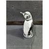 Image 4 : Bianca Blu Hand Blown Penguin-Made in Finland-5" Tall