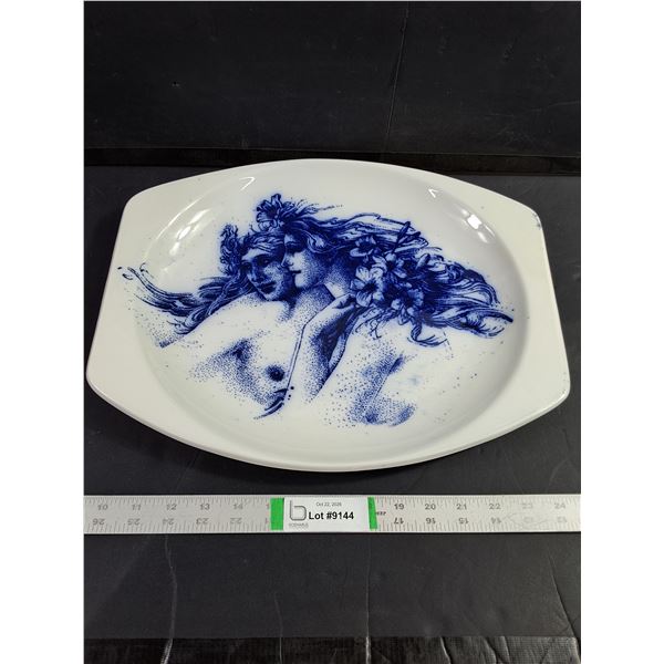 MCM Ceramic Platter by J&G Meakin  Studio  Shape- Made in England