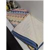 Image 3 : Vintage Patchwork Quilt-Squares 1.5"x1.5"-Large Size-80"x136"