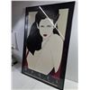 Image 2 : "The Book" 1981 Lithograph Poster by Patrick Nagel-24"x36", Pickup Only