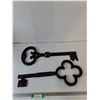 Image 1 : (2) Metal Key Wall Decorations