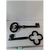 Image 4 : (2) Metal Key Wall Decorations