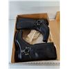 Image 5 : Black Cowboy/Biker Boots Size 10 1/2 Men's NIB With Box