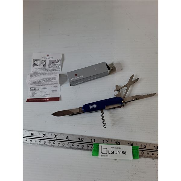 Victorinox Lechler Blue Multi-Tool with Box and Manual