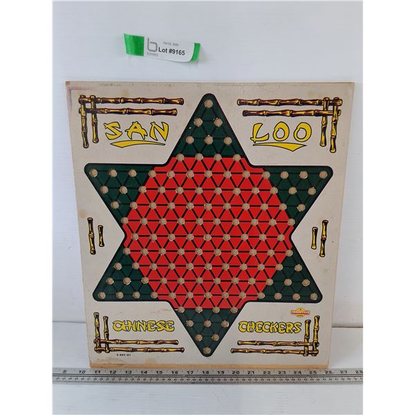 San Loo Chinese Checkers and Checkers Board