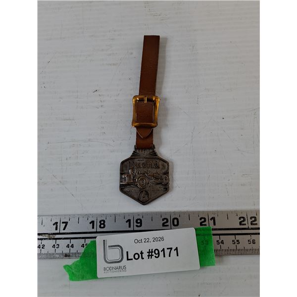 Vintage Euclid Earth Moving Heavy Industrial Equipment Advertising Watch Fob
