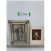Image 1 : (2) Vintage Black & White Photographs, 1 in Art-Deco Frame