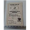 Image 3 : Saskatoon Quakers Hockey Schedule Book 1967-1968