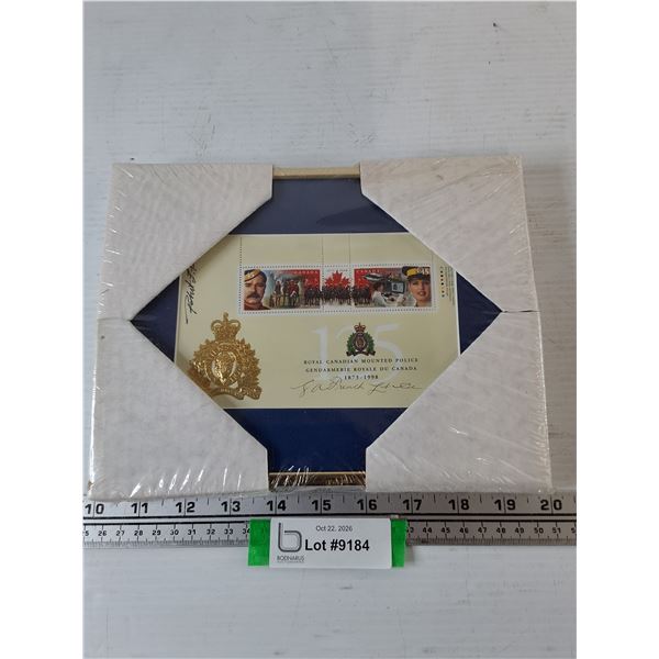 RCMP 125th Anniversary Framed Stamp Sealed